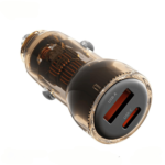 XO CC60 Intelligentes Transparentes Autoladegerät – 30W A-Port + 30W C-Port / Simultanes 60W Autoladegerät