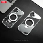 XO K31 iP16 Serie Runde Magnetische Halterung TPU + Acryl Handyhülle